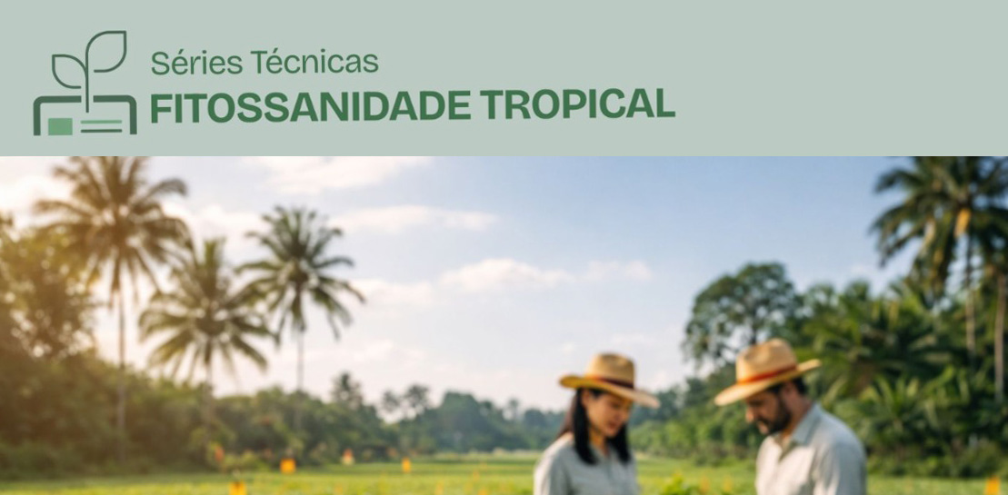 Série editorial da Rede Fitossanidade Tropical e UFV amplia a comunicação técnica em fitossanidade